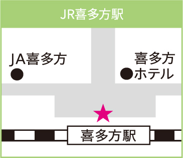 JR喜多方駅マップ