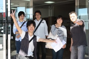 27班のウォーキングスタートです!いってらっしゃい。